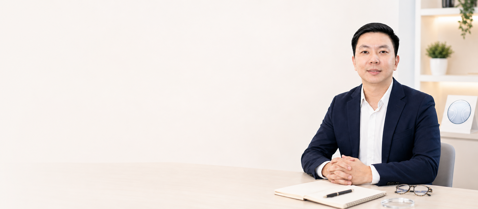 Ho Truong, trained optician and founder of Lens InsiderS