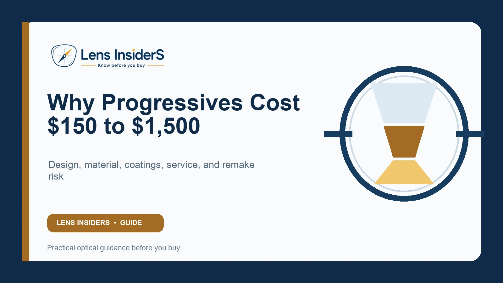 Why progressive lens prices range from 150 to 1500 dollars